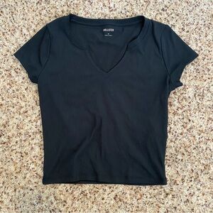 Hollister Black Crop Top